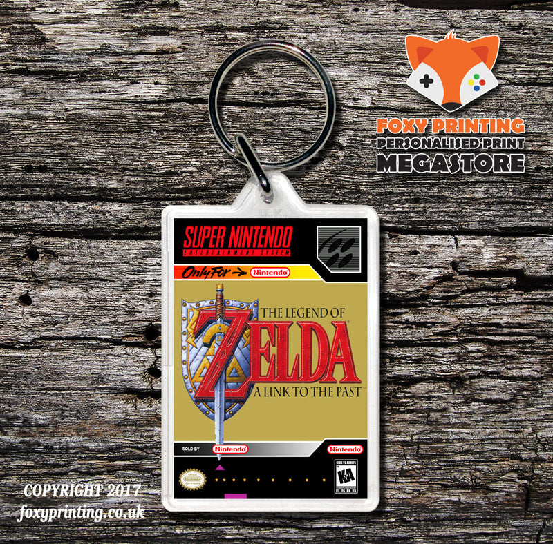 Legend Of Zelda A Link To The Past Game Inspired Retro Gaming Keyring