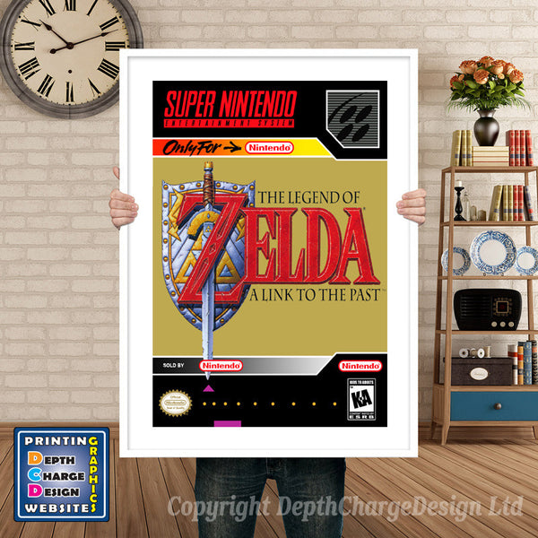 Legend of Zelda a Link to the Past Super Nintendo Game Inspired Theme Retro