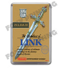 Legend Of Zelda Adventure Of Link Retro Nintendo NES Game Inspired Fridge Magnet 658
