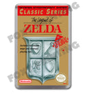 Legend Of Zelda Grey Retro Nintendo NES Game Inspired Fridge Magnet 351