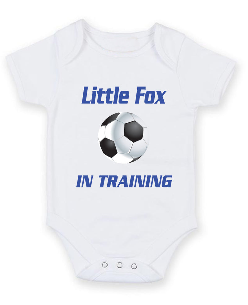 Leicester in Training Football Fan Baby Grow Bodysuit
