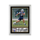 Leighton Vander Esch 2 Limited Edition Football Signed Print - American Footballer