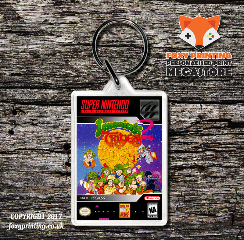 Lemmings 2 Game Inspired Retro Gaming Keyring
