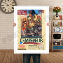 Lempereur Retro GAME INSPIRED THEME Nintendo NES Gaming A4 A3 A2 Or A1 Poster Art 344