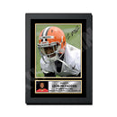 Leon McFadden 2 Limited Edition Football Signed Print - American Footballer