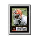 Leon McFadden 2 Limited Edition Football Signed Print - American Footballer