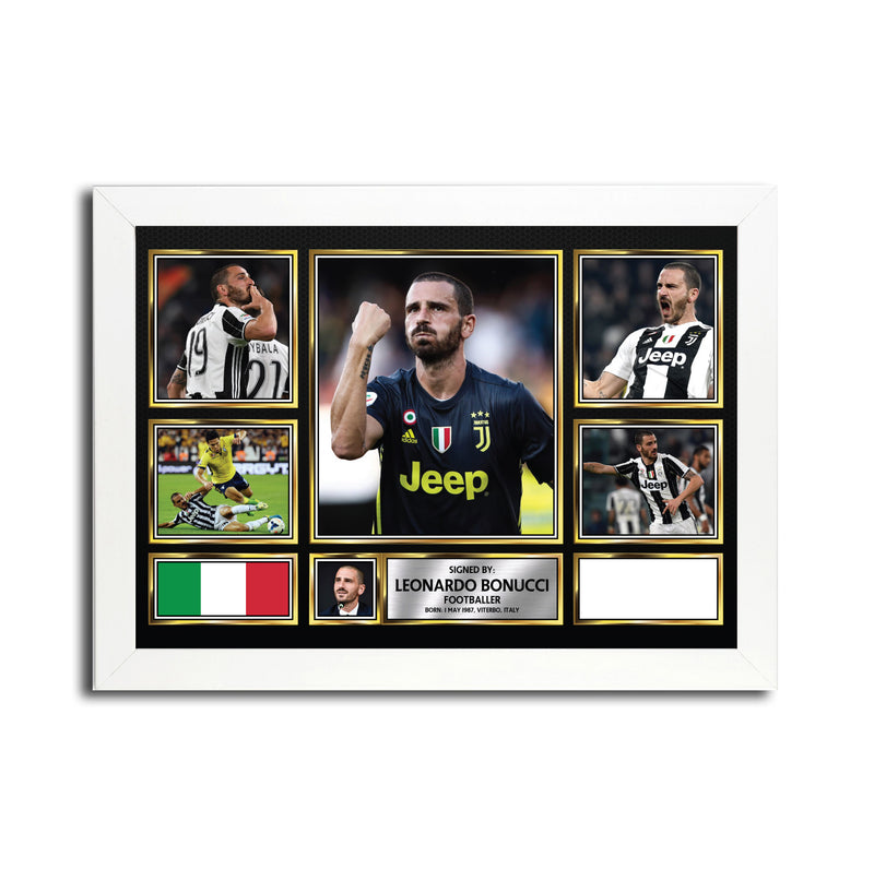 Leonardo Bonucci MC1630 Autographed Football Poster