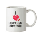 I Love Leonardo Dicaprio Celebrity Mug Office Mug