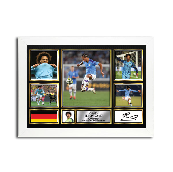 Leroy Sané MC1631 Printed Signature Football Poster
