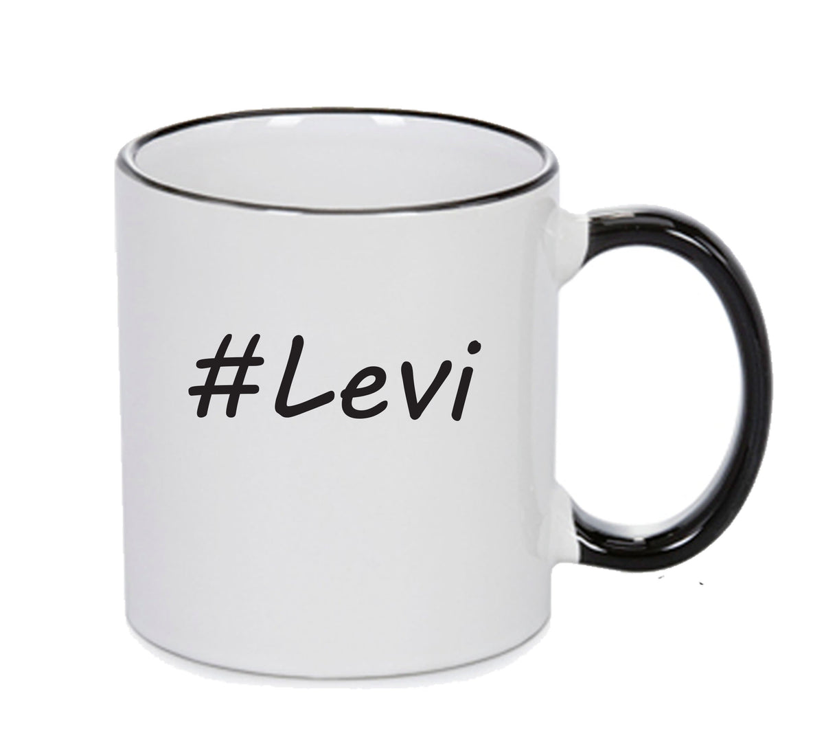 Personalised Your CUSTOM Name Levi Printed Mug – printed mug product image 1