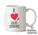 I Love Liam Neeson Celebrity Mug Office Mug