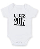 Lil Boss 2017 Personalised Baby Boy Girl Unisex Short Sleeve Bodysuit
