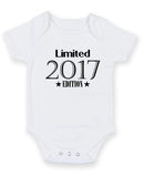 Limited 2017 Edition1 Personalised Baby Boy Girl Unisex Short Sleeve Bodysuit