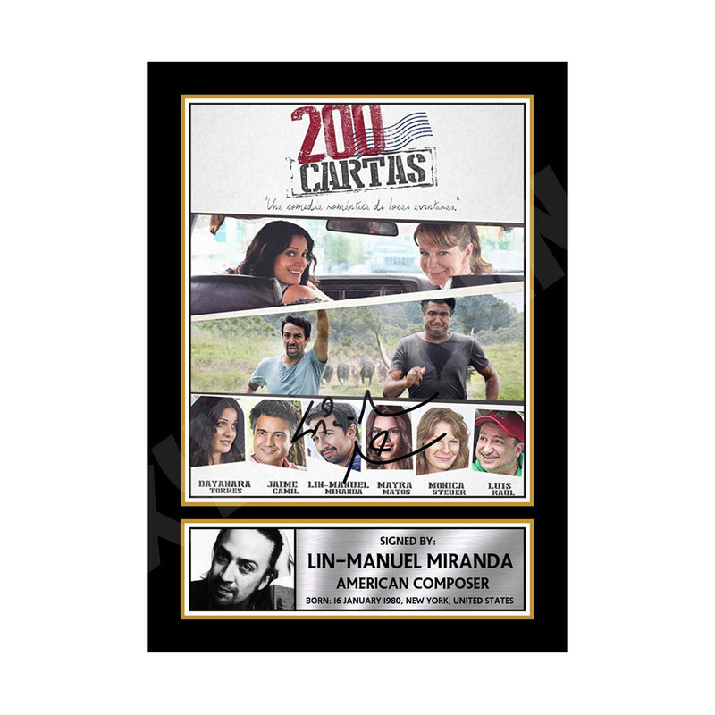 Lin-Manuel Miranda 2 Limited Edition Movie Signed Print