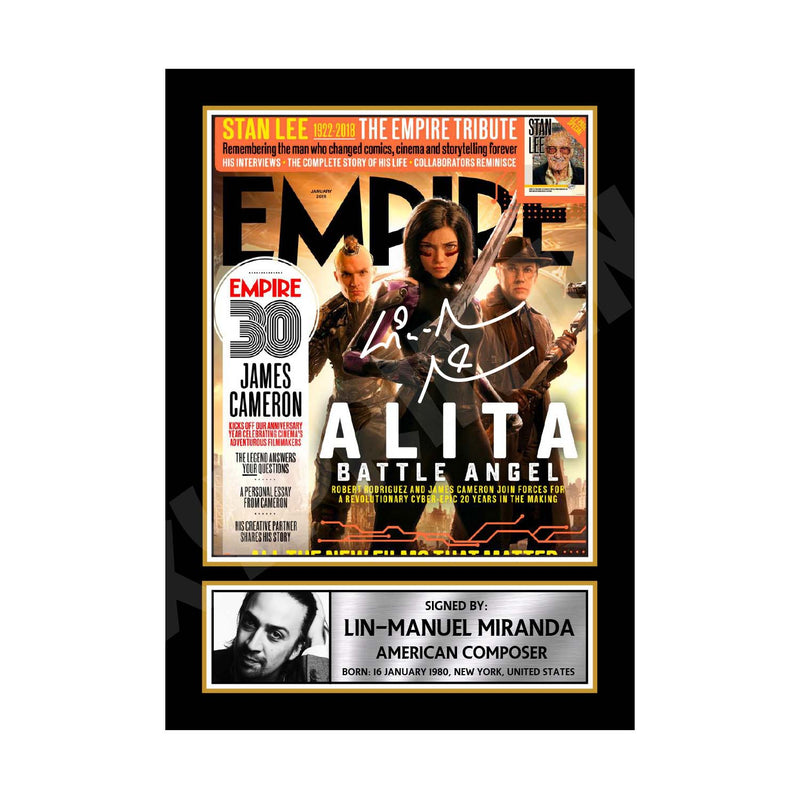 Lin-Manuel Miranda 3 Limited Edition Movie Signed Print