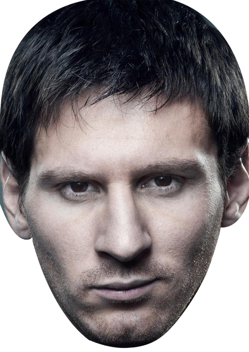 Lionel Messi Grey 2017 SPORTS Celebrity Face Mask Fancy Dress Cardboard Costume Mask