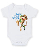 Little Brother Cheeky Monkey Baby Grow Bodysuit
