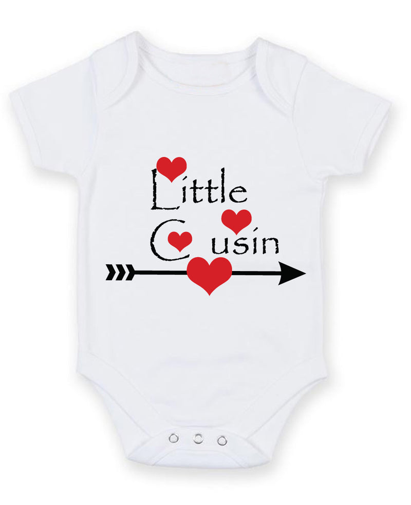 Little Cousin, Love Hearts Baby Grow Bodysuit