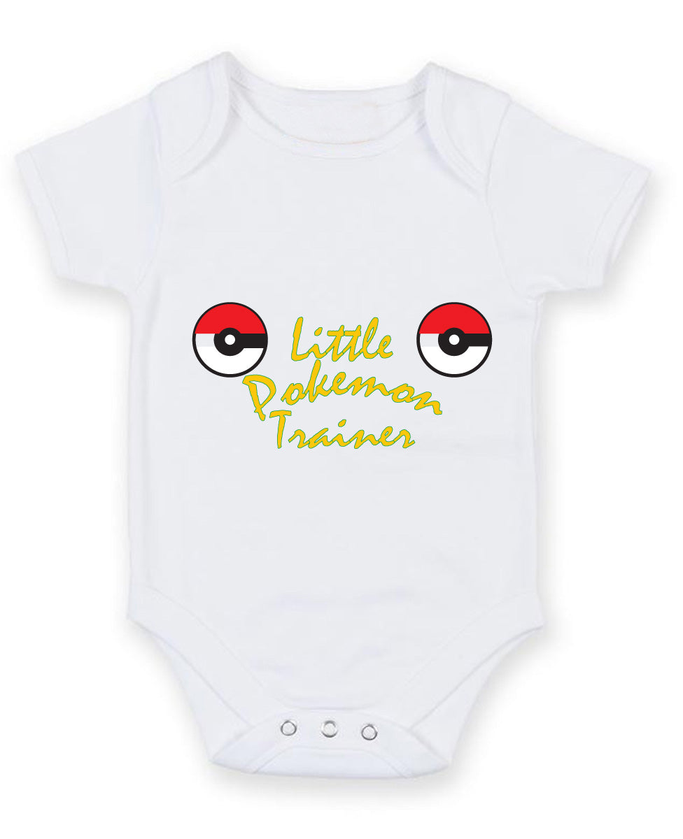 Little Pokemon Trainer Baby Grow Bodysuit