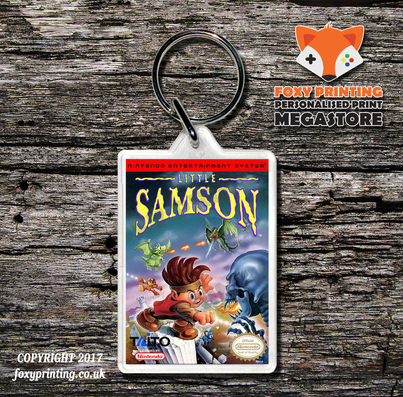 Little Ninja Brothers Retro NES Game Cover Art Gaming Keyring