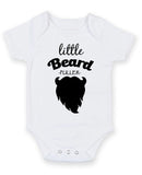 Little Beard Puller Personalised Baby Boy Girl Unisex Short Sleeve Bodysuit