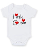 Little Cousin Personalised Baby Boy Girl Unisex Short Sleeve Bodysuit