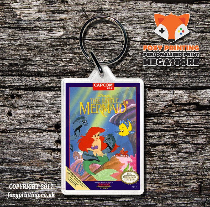 Life Force Retro NES Game Cover Art Gaming Keyring