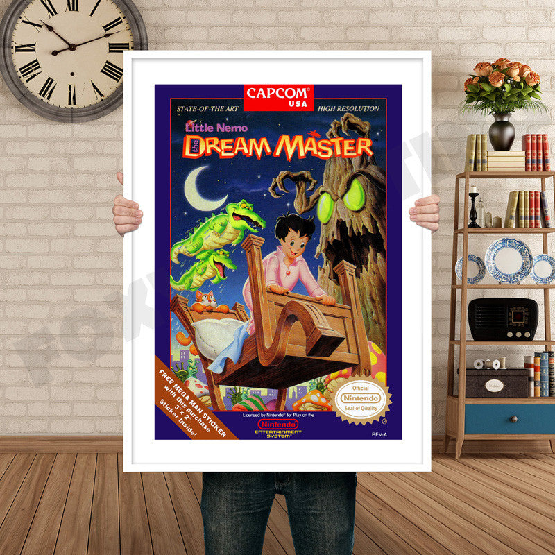 Little Nemo The Dream Master Retro GAME INSPIRED THEME Nintendo NES Gaming A4 A3 A2 Or A1 Poster Art 357