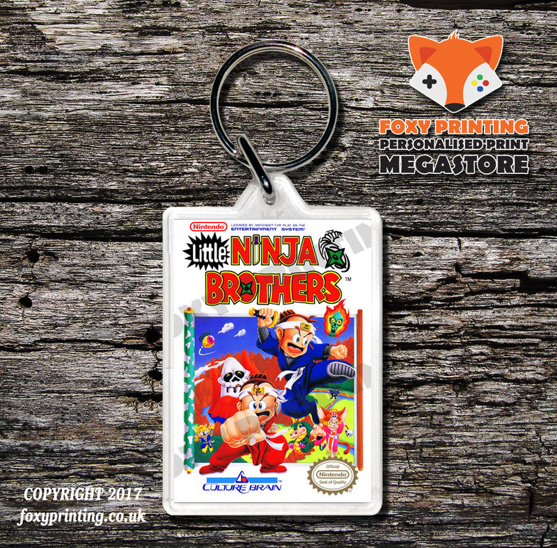 Little Nemo The Dream Master Retro NES Game Cover Art Gaming Keyring