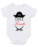 Little Pirate Personalised Baby Boy Girl Unisex Short Sleeve Bodysuit
