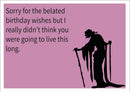 Live This Long INSPIRED Adult Personalised Birthday Card Birthday Card