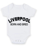 Liverpool Born and Bred Baby Grow Bodysuit