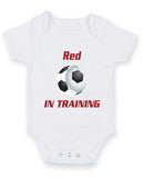 Liverpool in Training Football Fan Baby Grow Bodysuit