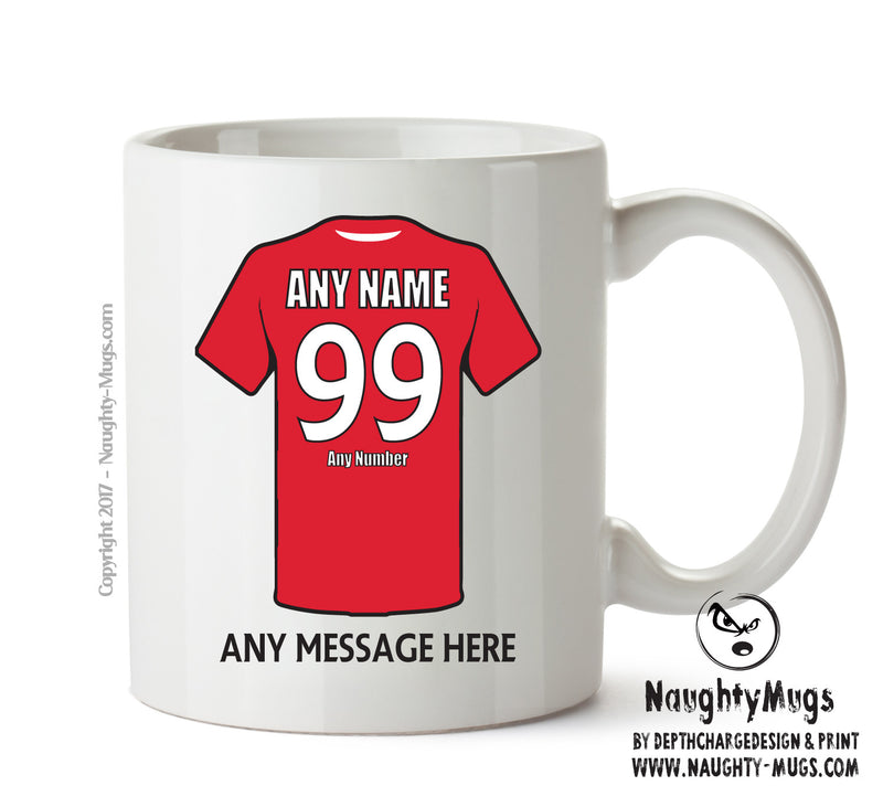 Liverpool Football Team Mug - Personalised Birthday Age and Name