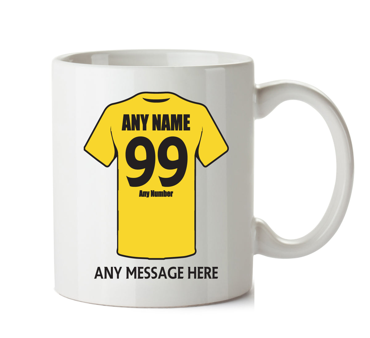 Livingston Football Team Mug Personalised Birthday Age And Name – printed mug product image 1
