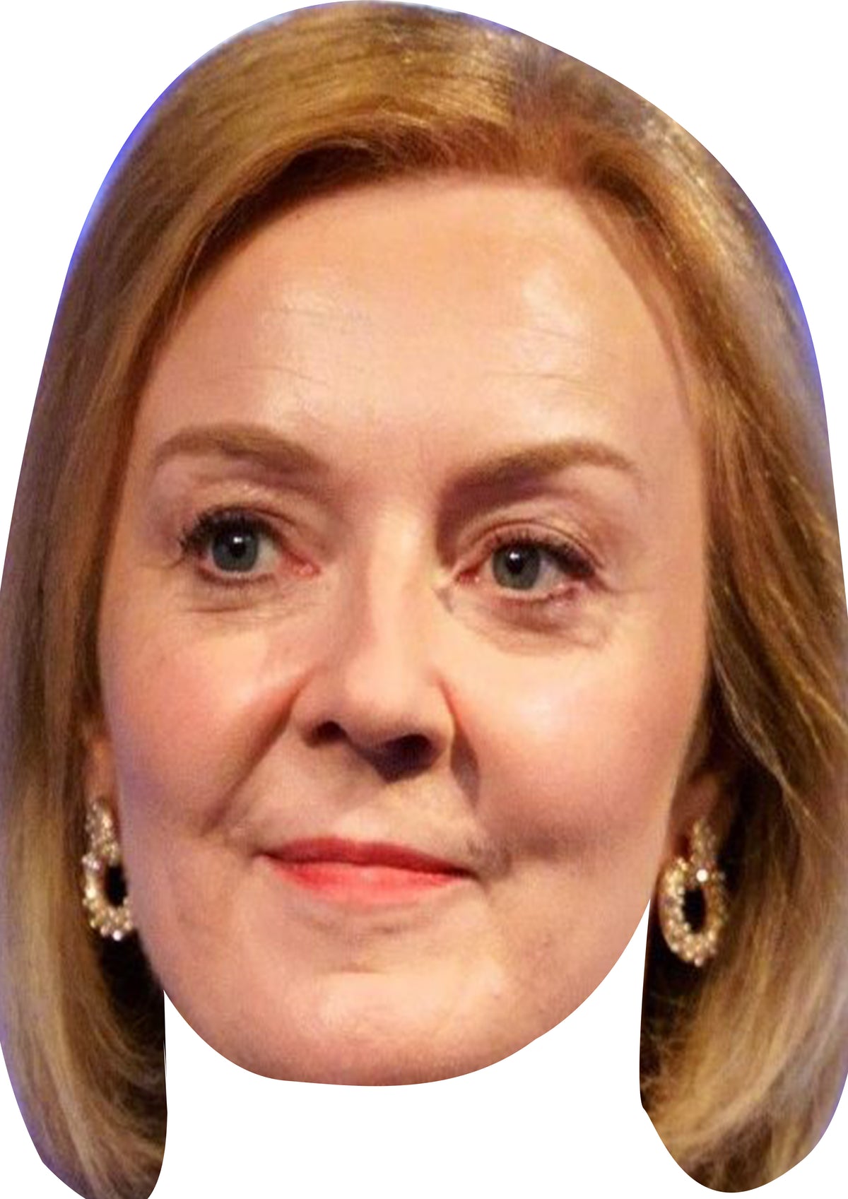Liz Truss Face Mask – Fancy Dress Cardboard Costume Mask – Liz Truss Face Mask