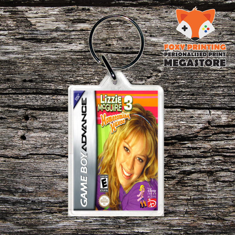 Lizzie Mcguire 3 - Homecoming Havoc Retro Gaming Keyring