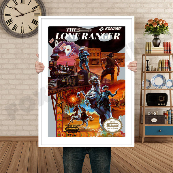 Lone Ranger Retro Game Inspired Theme Nintendo NES Gaming