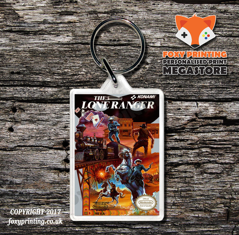 Lode Runner Retro NES Game Cover Art Gaming Keyring
