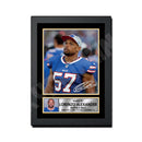 Lorenzo Alexander 1 Limited Edition Football Signed Print - American Footballer