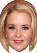 Lorna Fitzgerald AKA Abbi Branning 2018 Celebrity Face Mask Fancy Dress Cardboard Costume Mask