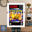 Lost Vikings Super Nintendo GAME INSPIRED THEME Retro Gaming Poster A4 A3 A2 Or A1