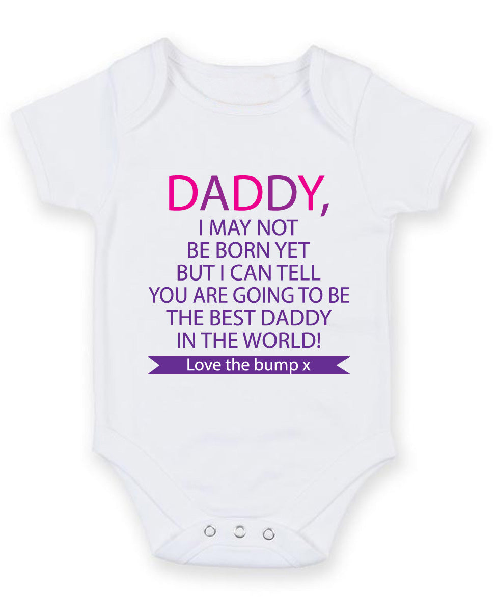 Love The Bump 2 Baby Grow Bodysuit