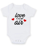 Love Is In The Air Personalised Baby Boy Girl Unisex Short Sleeve Bodysuit