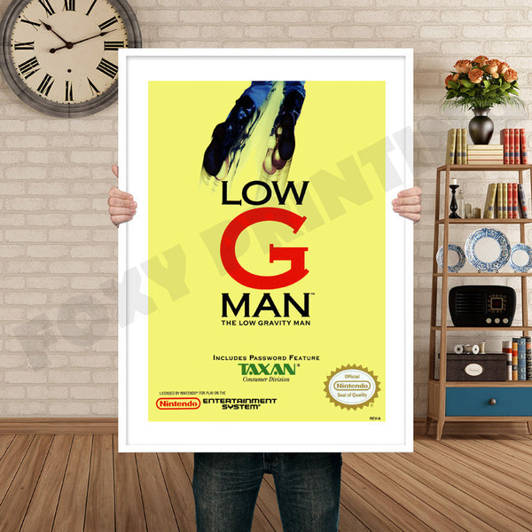 Lowgman Retro Game Inspired Theme Nintendo NES Gaming