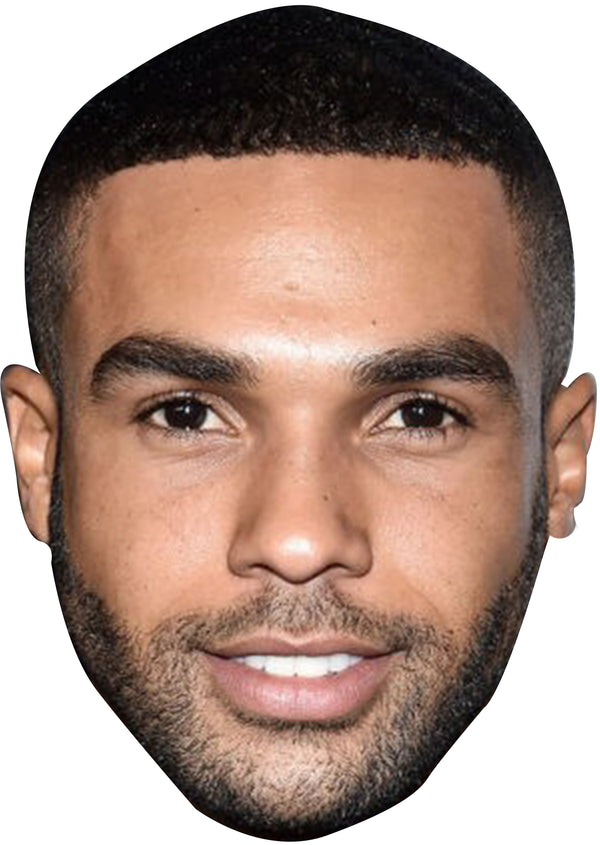 Lucien Laviscount Face Mask – Fancy Dress Cardboard Costume Mask