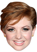 LUCY DIXON JB - Hollyoaks Fancy Dress Cardboard Celebrity Party Face Mask