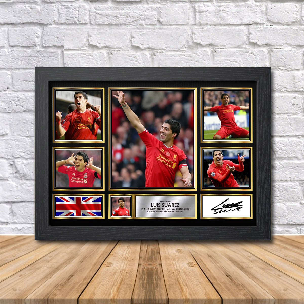 Luis Suarez Printed Signature Print