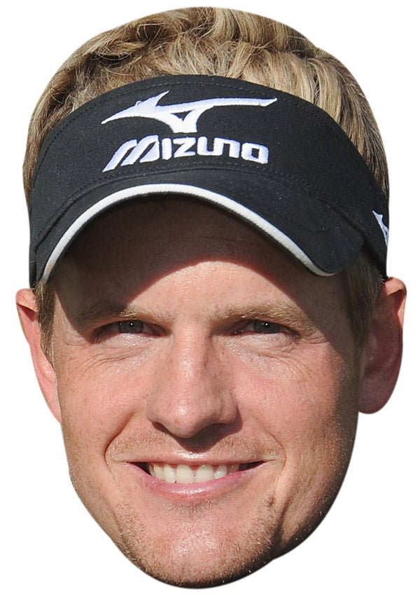 LUKE DONALD JB - Golf Fancy Dress Cardboard Celebrity Party Face Mask