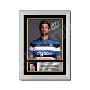 Luke Charteris 1 Limited Edition Rugby Player Signed Print - Rugby